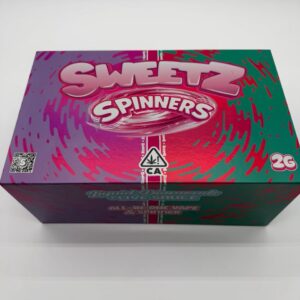 Sweetz Spinners 2g Disposable liquid diamonds and live sauce packaging box