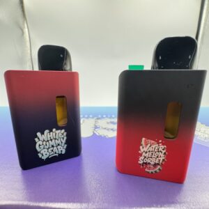 PUSH 2g Disposable Box vape devices in White Gummy Bear and Watermelon Sorbet
