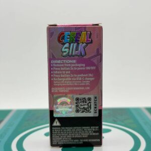 Back of Fusion Liquid Diamond 2G Vaporizer packaging showing usage directions and QR code