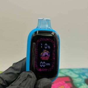Activated Bone Head 3G Disposable vape device displaying battery percentage and blinker counter
