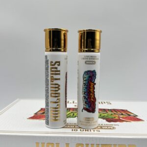 Two individual retail boxes for the Hollow Tips 2g Disposable featuring Ice Cream Beam and Watermelon Warheads